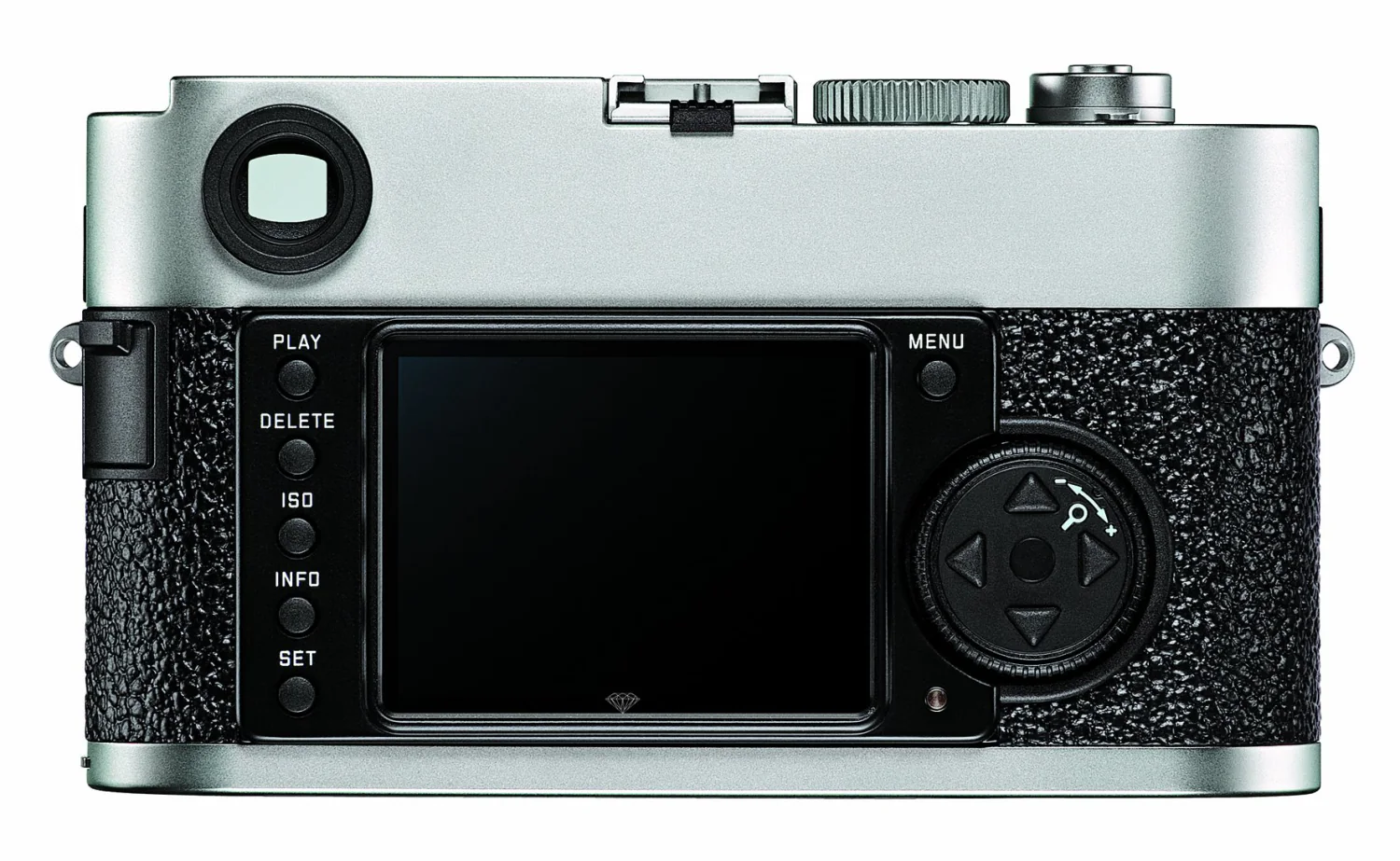 Rear of a silver Leica M8